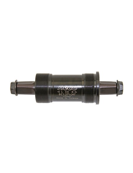 Bottom Bracket Cartridge Square Set 68mm 115mm Black.